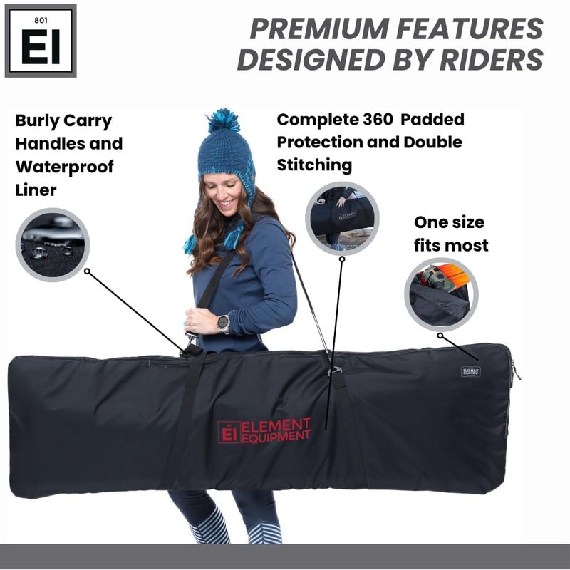 Element Equipment Padded Snowboard Bag Travel Snowboard Bag - Image 2